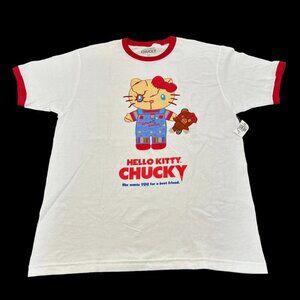 Universal Studios HHN Hello Kitty Chucky Ringer Shirt